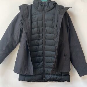 THE NORTH FACE WOMEN IVY HILL DOWN TRICLIMATE 3 IN 1 JACKET COAT SIZE M